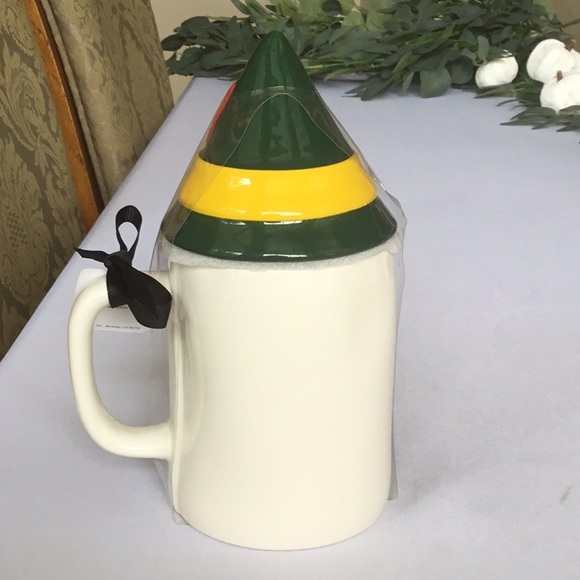 🎄HOLIDAY SALE🎄 Rae Dunn Papa Elf Mug with Topper HARD TO FIND NWT - Picture 4 of 5